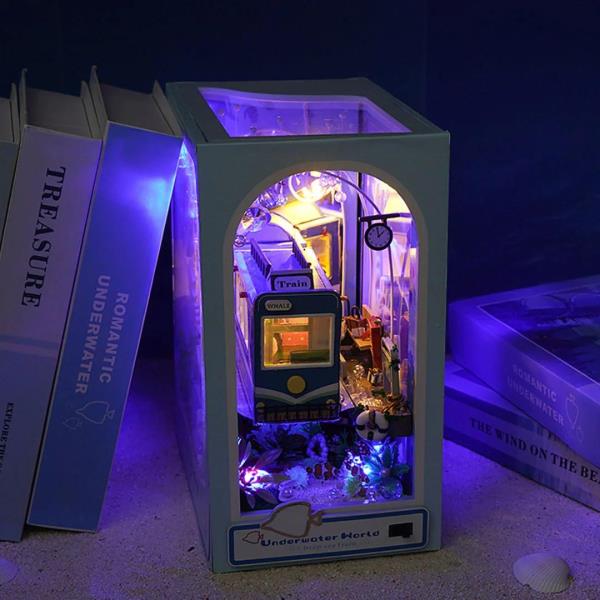 Creative Underwater World DIY Bookend Miniature Dollhouse