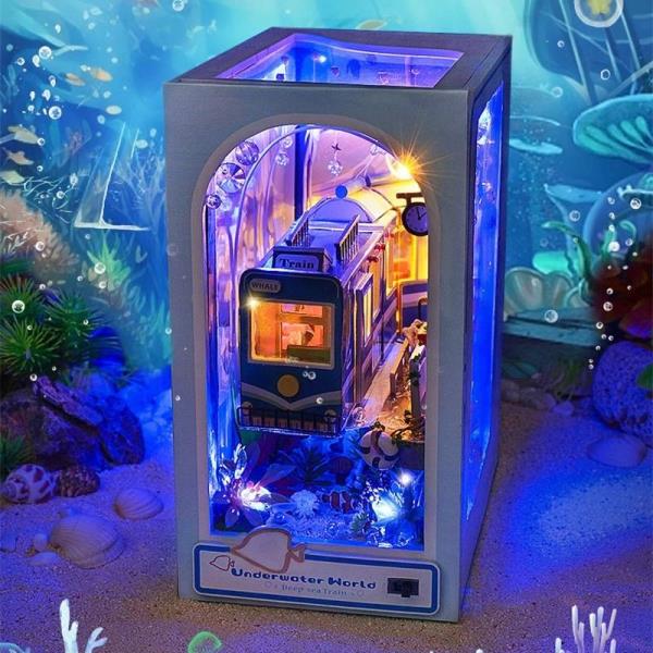 Creative Underwater World DIY Bookend Miniature Dollhouse