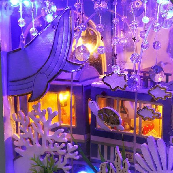 Creative Underwater World DIY Bookend Miniature Dollhouse