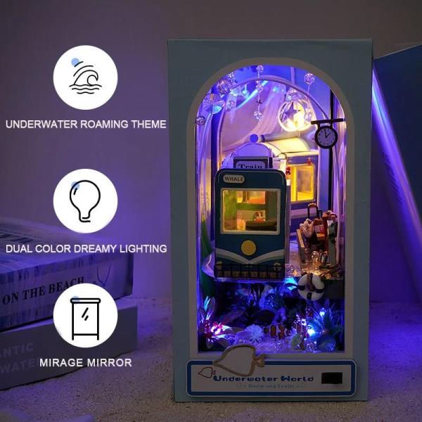 Creative Underwater World DIY Bookend Miniature Dollhouse