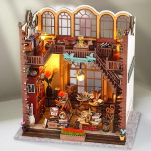 DIY Totoro Handmade Rotating Music Box Dollhouse