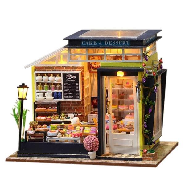 DIY Wooden Baking Honey Handcraft Miniature Dollhouse