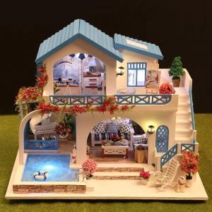 DIY Loft Garden Handcraft Music Miniature Dollhouse