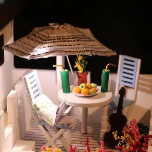 DIY Dream Castle Handmade Music Miniature Dollhouse