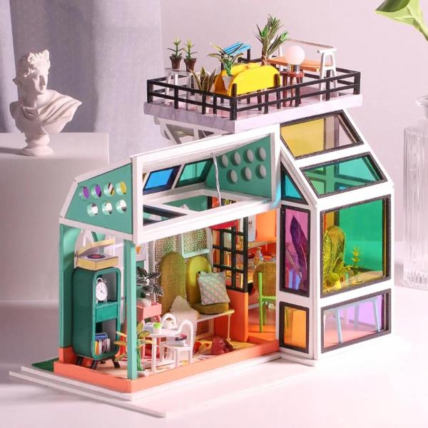 Slow Down Time DIY Wooden Miniature Dollhouse