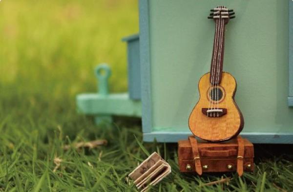 Time Travel DIY Handmade Music Miniature Dollhouse