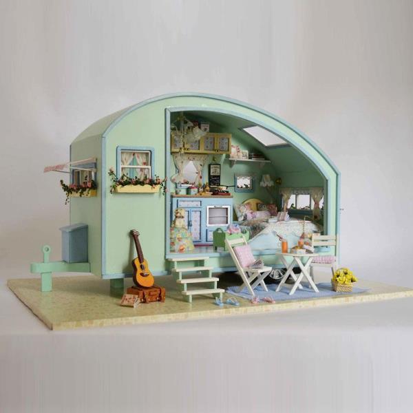 Time Travel DIY Handmade Music Miniature Dollhouse