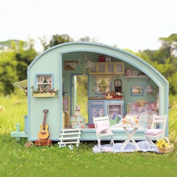 Time Travel DIY Handmade Music Miniature Dollhouse