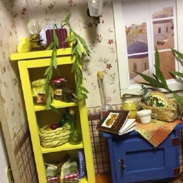 Cute Room Warm Dawn DIY Handmade Miniature Dollhouse