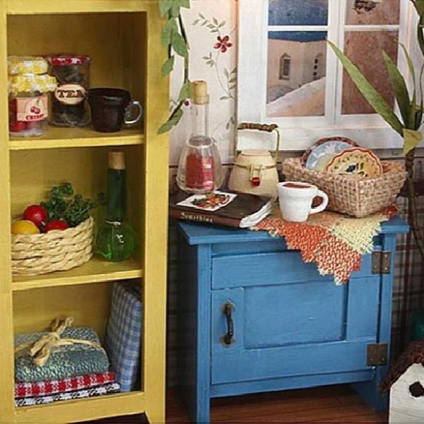 Cute Room Warm Dawn DIY Handmade Miniature Dollhouse