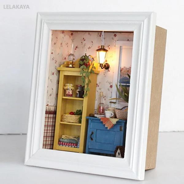 Cute Room Warm Dawn DIY Handmade Miniature Dollhouse