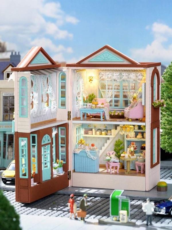 Dessert Shop DIY Creative Handmade Miniature Dollhouse