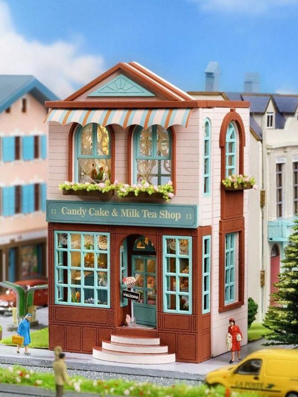 Dessert Shop DIY Creative Handmade Miniature Dollhouse