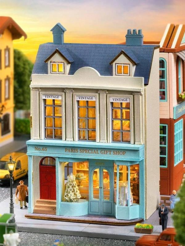 Gift Shop DIY Creative Handmade Miniature Dollhouse