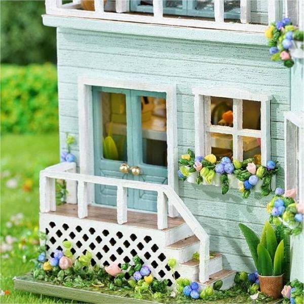 Warm House DIY Creative Handmade Miniature Dollhouse