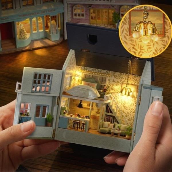 Warm House DIY Creative Handmade Miniature Dollhouse