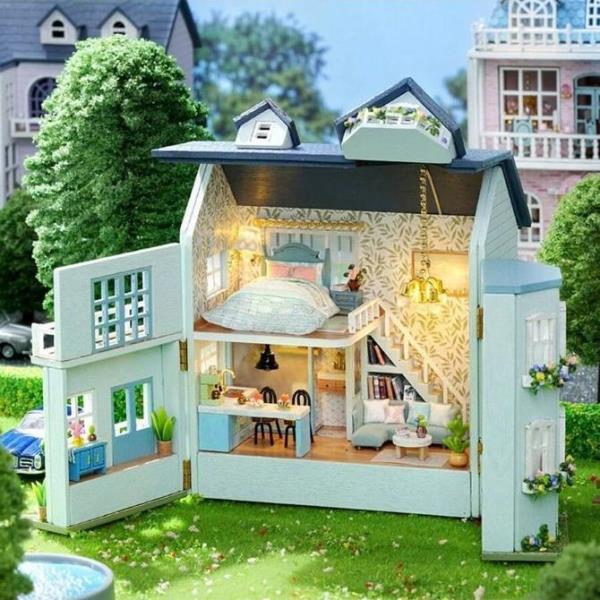 Warm House DIY Creative Handmade Miniature Dollhouse