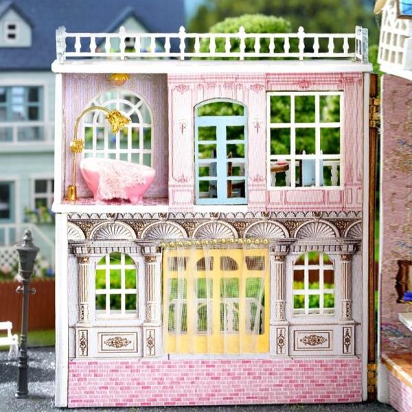 Romantic Castle DIY Creative Handmade Miniature Dollhouse