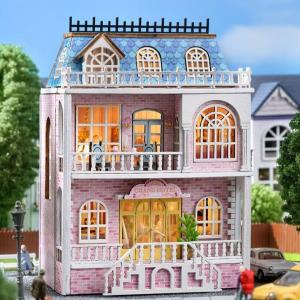 Cute Room DIY Queenstown Suburban Music Miniature Dollhouse