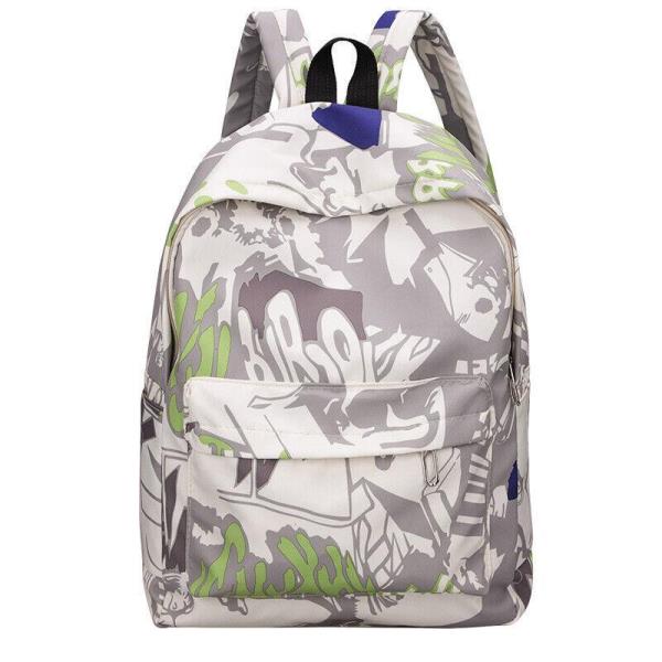 Chic Graffiti Large Waterproof School Backpack