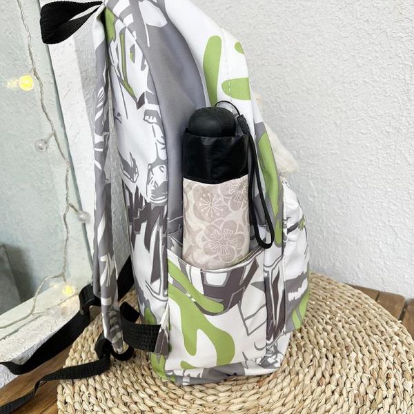 Chic Graffiti Large Waterproof School Backpack