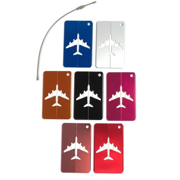 Aluminium Travel Suitcase Name Card Address Bag Tag