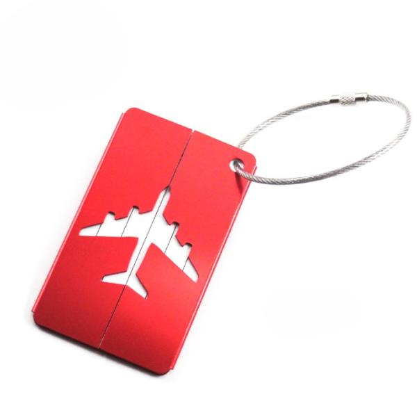 Aluminium Travel Suitcase Name Card Address Bag Tag