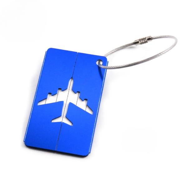 Aluminium Travel Suitcase Name Card Address Bag Tag