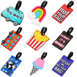 Travel Name Card Address Leather Bag Luggage Tag