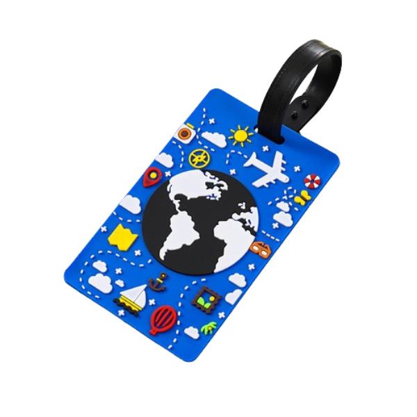 Cartoon Waterproof PVC Travel Name Luggage Bag Tag