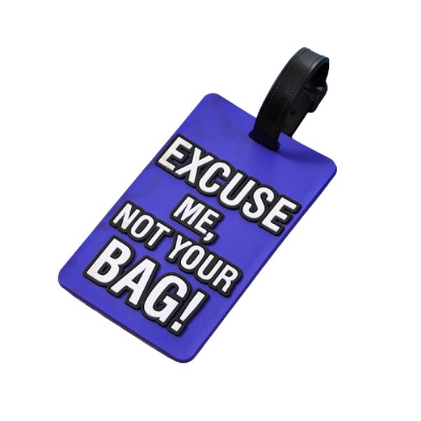 Cartoon Waterproof PVC Travel Name Luggage Bag Tag