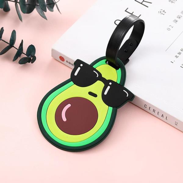 Cartoon Waterproof PVC Travel Name Luggage Bag Tag