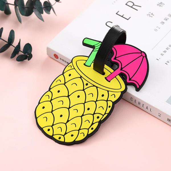 Cartoon Waterproof PVC Travel Name Luggage Bag Tag