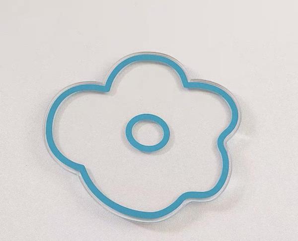 Flower Paw Heat Resistant Acrylic Coaster