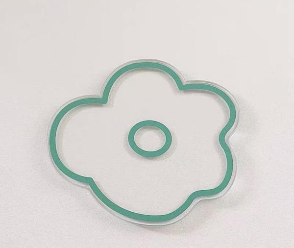 Flower Paw Heat Resistant Acrylic Coaster