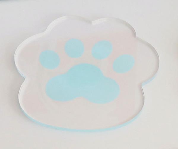 Flower Paw Heat Resistant Acrylic Coaster