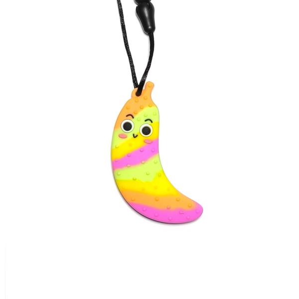 Children Colourful Fruit Oral Motor Sensory Chew Necklace