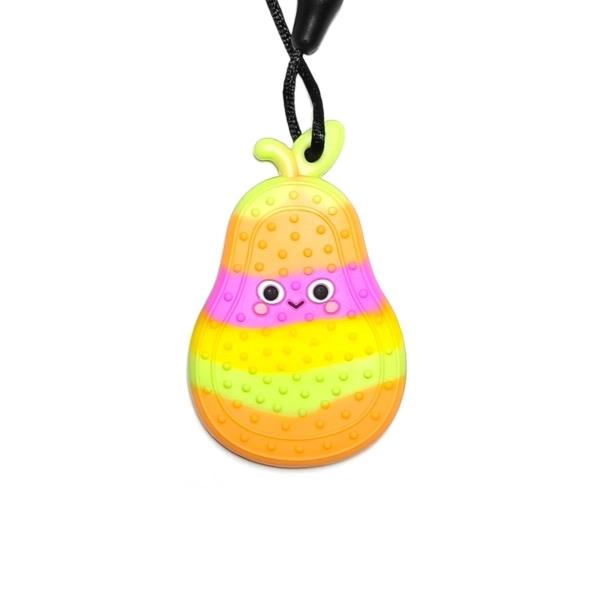 Children Colourful Fruit Oral Motor Sensory Chew Necklace