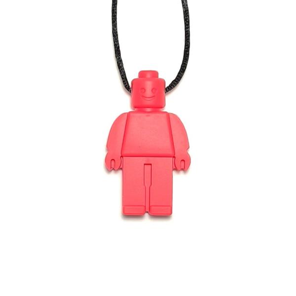 Kids Mini Figure Pendant Oral Motor Sensory Chew Necklace