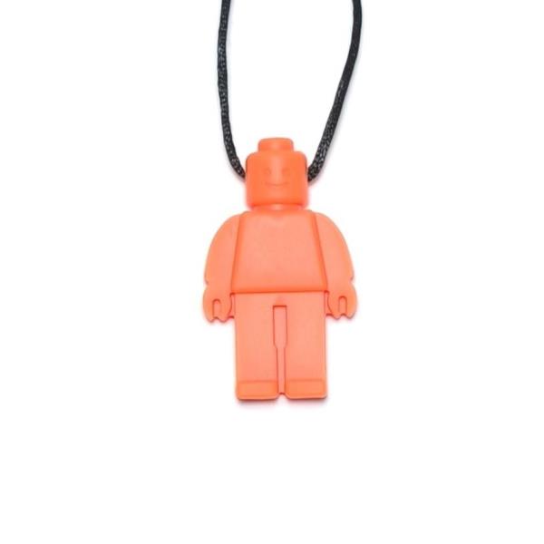 Kids Mini Figure Pendant Oral Motor Sensory Chew Necklace