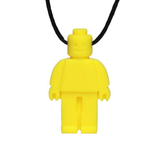 Kids Mini Figure Pendant Oral Motor Sensory Chew Necklace