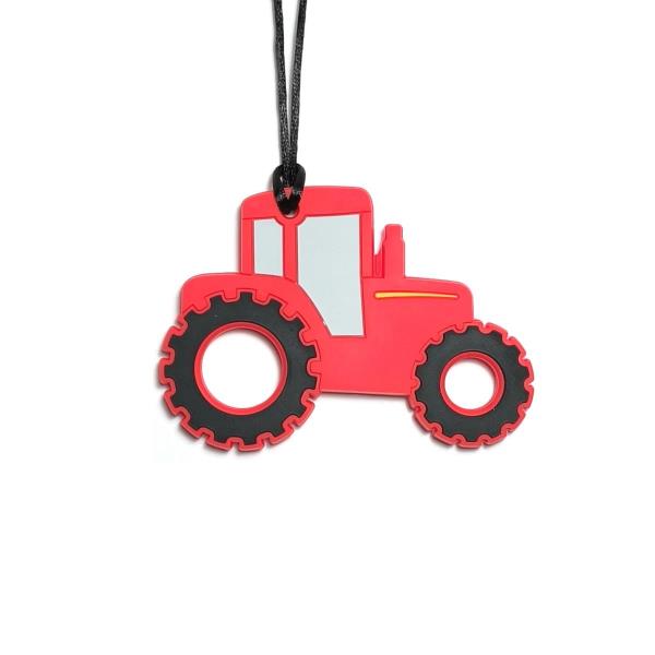 Children Tractor Rocket Oral Motor Sensory Chew Necklace