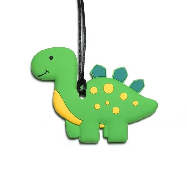 Children Dinosaur Pendant Oral Motor Sensory Chew Necklace