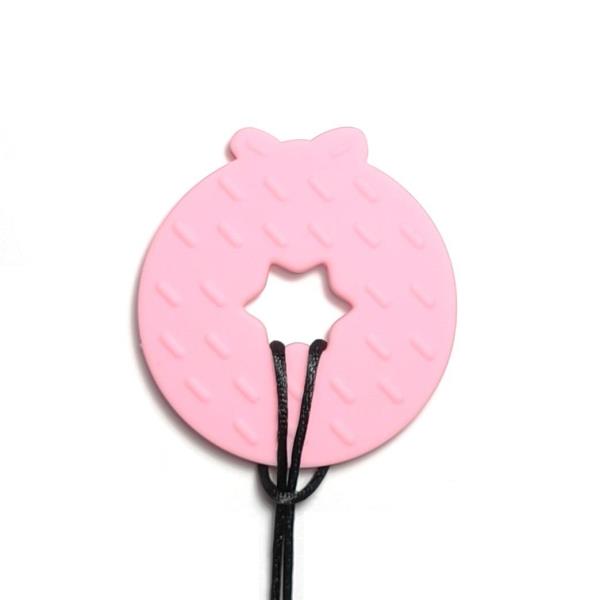 Kids Donut Pendant Oral Motor Sensory Chew Necklace