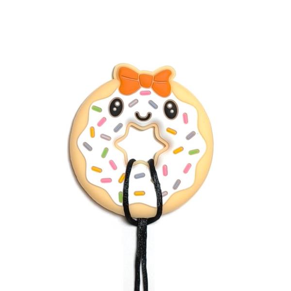 Kids Donut Pendant Oral Motor Sensory Chew Necklace