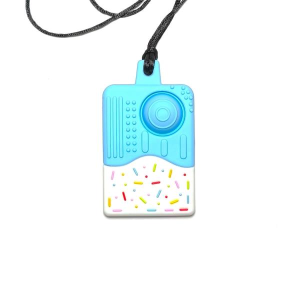 Kids Ice Cream Pendant Oral Motor Sensory Chew Necklace