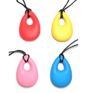 Kids Donut Pendant Oral Motor Sensory Chew Necklace