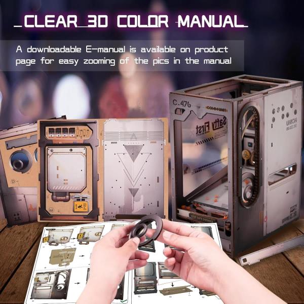 3D Pinball Game Mechanical DIY Book Nook Miniature Dollhouse