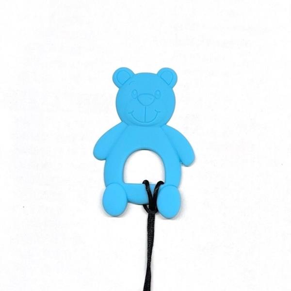 Kids Soft Bear Pendant Oral Motor Sensory Chew Necklace