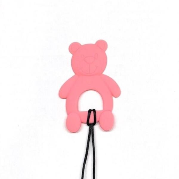 Kids Soft Bear Pendant Oral Motor Sensory Chew Necklace